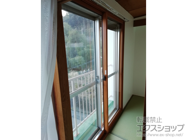 静岡県熱海市のの二重窓（内窓） インプラス 引違い窓 2枚建 施工例