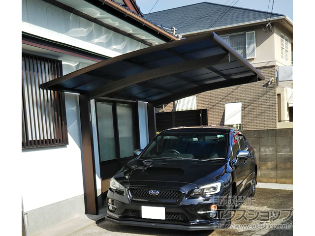 佐賀県唐津市ののカーポート プレシオスポート 積雪〜20cm対応 施工例