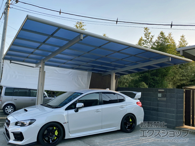 東京都東久留米市ののカーポート エフルージュ プラス　積雪〜20cm対応 施工例