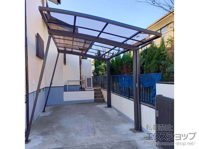 茨城県北相馬郡利根町ののカーポート ネスカR (ラウンドスタイル) 積雪〜20cm対応 施工例