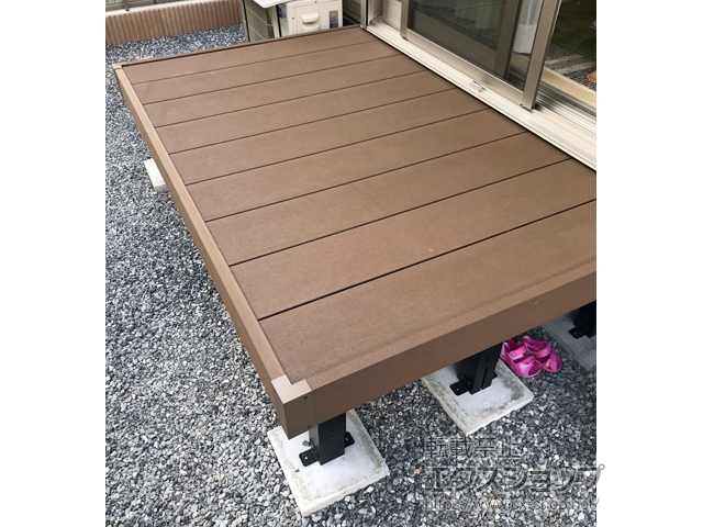 埼玉県久喜市ののウッドデッキ マージウッドデッキ 施工例