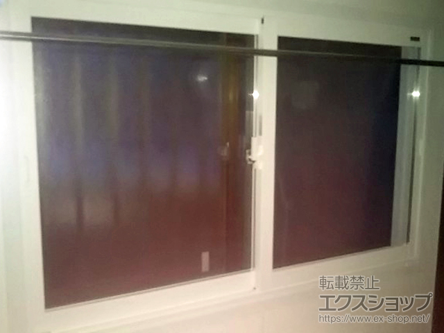 熊本県八王寺町のの二重窓（内窓） インプラス  引違い窓 浴室仕様 ユニットバス納まり 2枚建 施工例