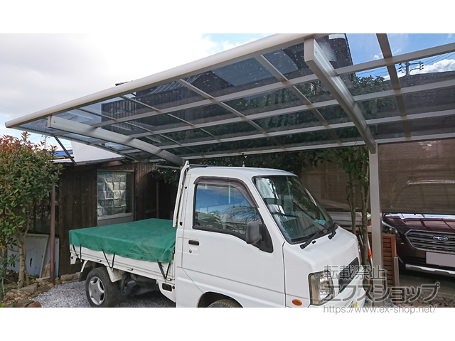 山口県宇部市ののカーポート プレシオスポート 積雪〜20cm対応 施工例