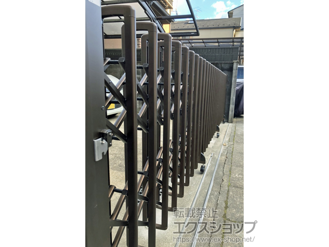 京都府京都市ののカーゲート レイオス2型 ノンレール 片開き*47S 施工例