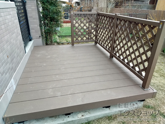 宮城県石巻市ののウッドデッキ リウッドデッキ 200 施工例