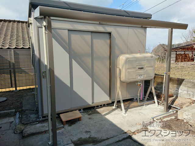 新潟県新潟市のの物置・屋外倉庫 ナイソー 多雪地型 3040×2460×2440（SMK-75H） SMK-75H 施工例