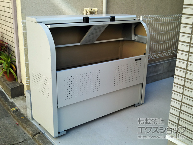 東京都大田区ののゴミステーション クリーンストッカー CKE-R1305型 （容量600L） 施工例