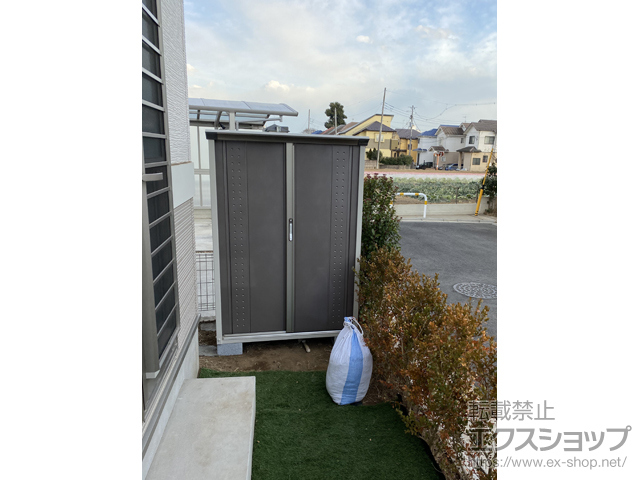 東京都東久留米市のの物置・屋外倉庫 グランプレステージジャンプ 1120×650×1600（GP-116B-T） GP-116B-T-CB 施工例