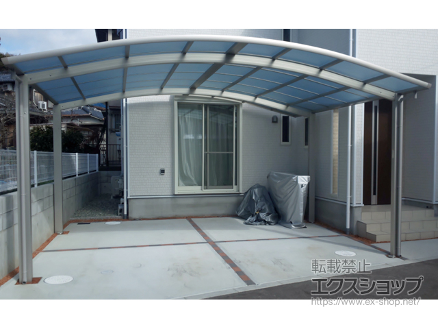 兵庫県川西市ののカーポート レイナツインポートグラン　積雪〜20cm対応 施工例