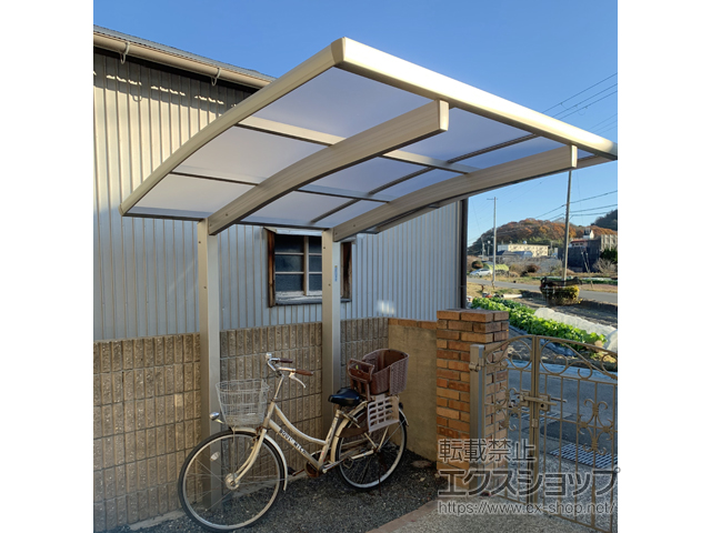 兵庫県姫路市ののサイクルポート・駐輪場 プレシオスポート ミニ 積雪〜20cm対応 施工例