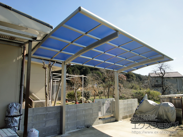 福岡県糟屋郡久山町ののカーポート レイナポートグラン　積雪〜20cm対応 施工例