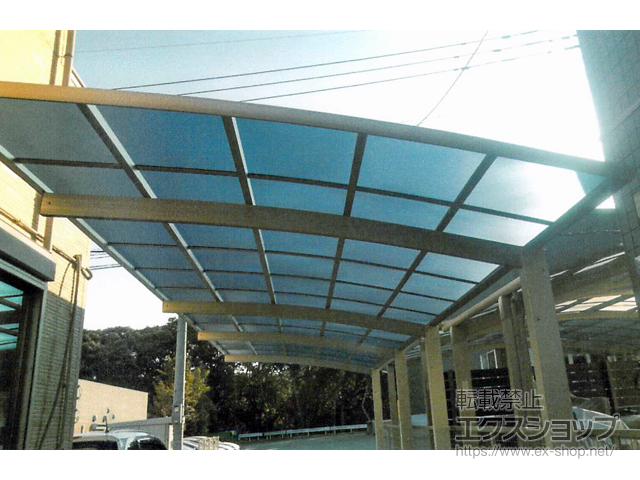 福岡県福岡市ののカーポート レイナポートグラン 縦連棟　積雪〜20cm対応 施工例