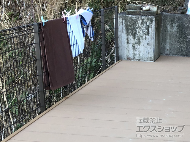 神奈川県川崎市ののフェンス・柵 ハイグリッドフェンスN8型 フリーポールタイプ 施工例