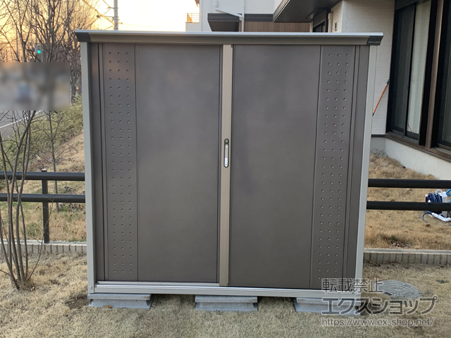茨城県つくば市のの物置・屋外倉庫 グランプレステージジャンプ 1695×900×1600 GP-179B-F-CB 施工例