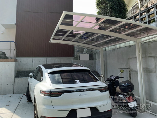 大阪府吹田市ののカーポート レイナポートグラン　積雪〜20cm対応 施工例