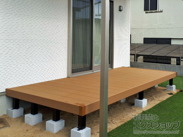 兵庫県三木市ののウッドデッキ マージウッドデッキ 施工例