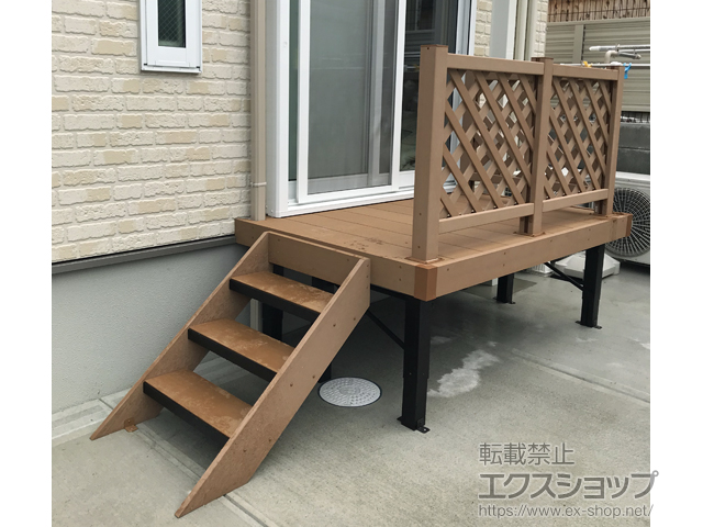 大阪府堺市ののウッドデッキ マージウッドデッキ 施工例