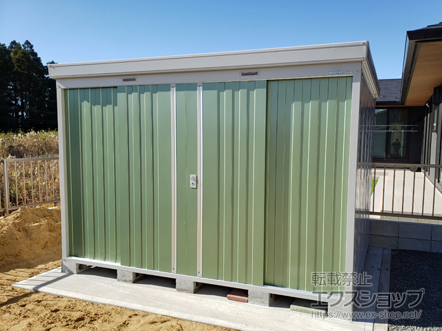 茨城県鹿嶋市のの物置・屋外倉庫 ネクスタ 一般型 3050×2210×2075（NXN-65S） NXN-65S-OG 施工例