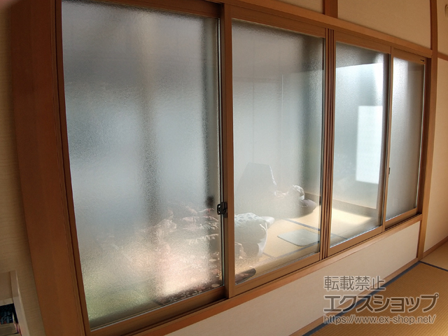 熊本県のの二重窓（内窓） プラマードU 引違い窓 4枚建 施工例