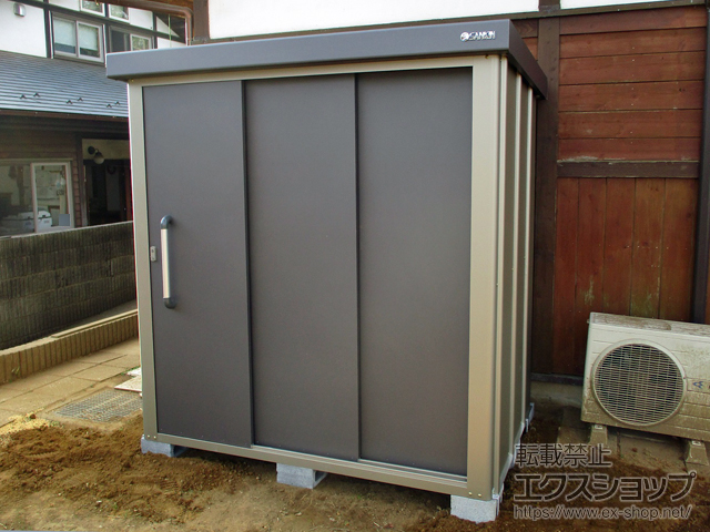 千葉県印西市のの物置・屋外倉庫 エスケーエイト SK8-70 一般型 1800×1200×1940 SK8-70-GK 施工例