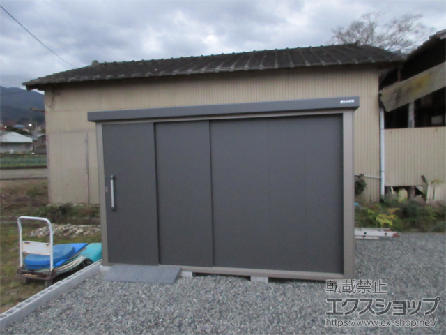 徳島県吉野川市のの物置・屋外倉庫 エスケーエイト SK8-180 一般型 3000×2000×1940 SK8-180-GK 施工例