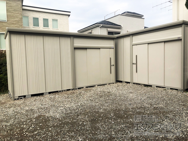 神奈川県横浜市のの物置・屋外倉庫 Mr.トールマンダンディ 一般型 結露減少型 5079×1922×2570 JN-Z5019-W 施工例