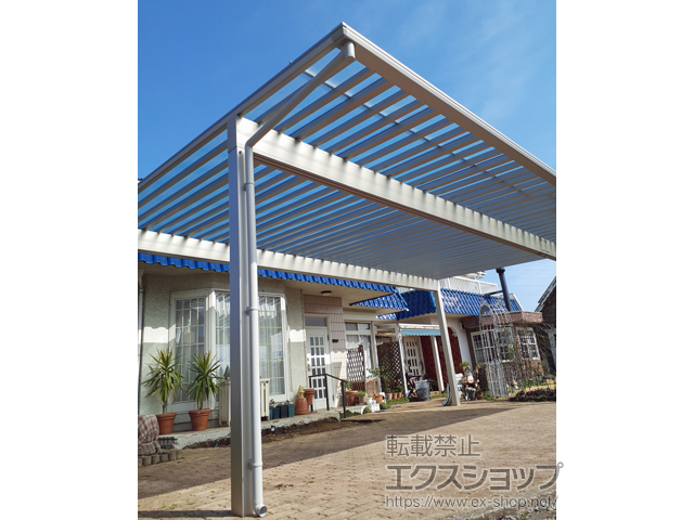 埼玉県入間市ののカーポート エフルージュ トリプル50 積雪〜50cm対応 施工例