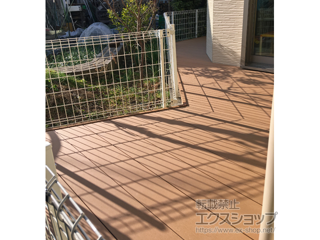 大阪府枚方市ののウッドデッキ リウッドデッキ 200 施工例