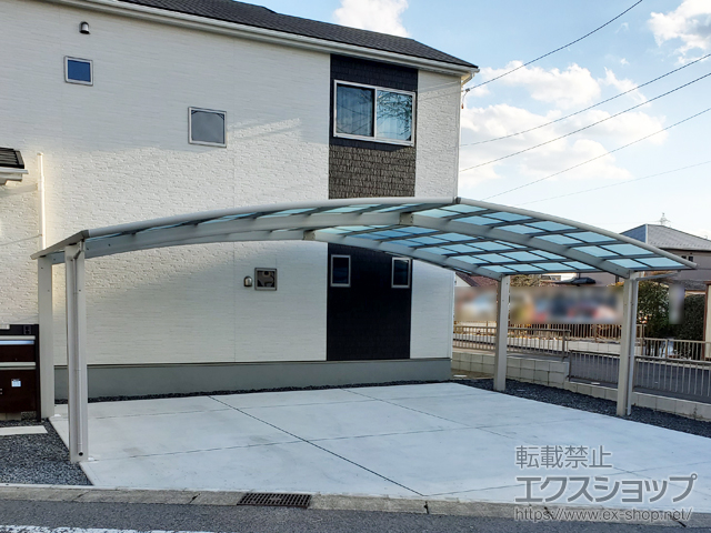岐阜県可児市ののカーポート レイナトリプルポートグラン　積雪〜20cm対応 施工例