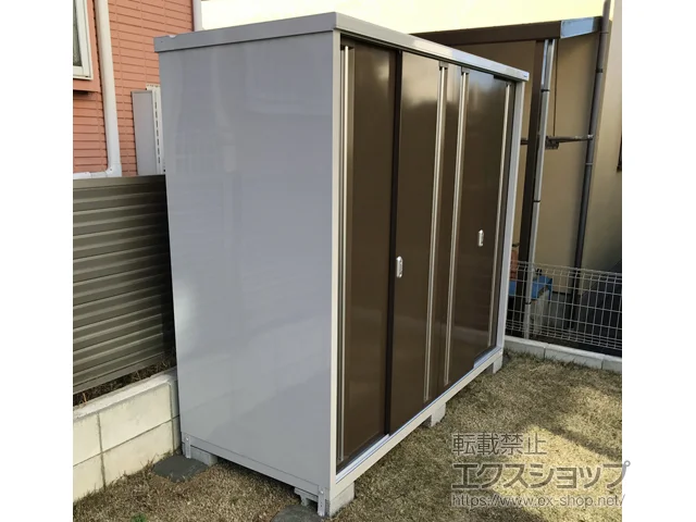千葉県千葉市のイナバの物置・収納・屋外倉庫 シンプリー 一般型 2160×905×1903 MJX-219E-P-TB 施工例