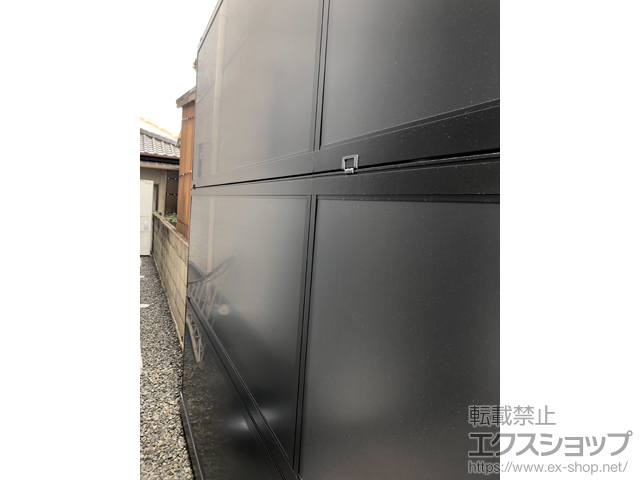 広島県福山市ののフェンス・柵 防音フェンス すやや R1型 遮音パネル　フリーポールタイプ 施工例