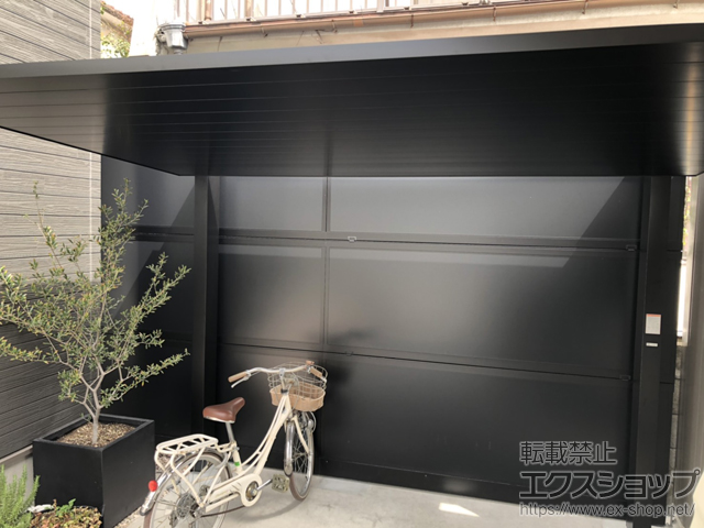 広島県福山市ののサイクルポート・駐輪場 カーポートSCミニ 積雪〜20cm対応 施工例