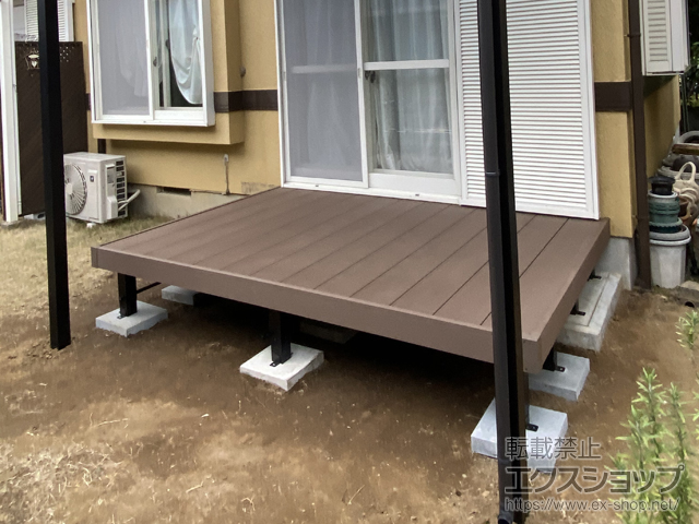 ☆安心の定価販売☆】 ノースウエストYKKAPガーデンエクステリア 庭まわり デッキまわり リウッドデッキ200 Lタイプ 高850〜1000 奥行3020mm agia.lt