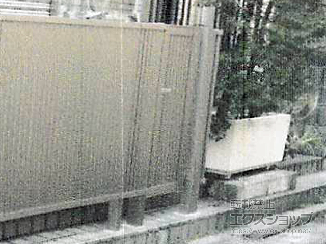 東京都江東区のの門扉 開き門扉AB TS1型 片開き 柱使用 施工例