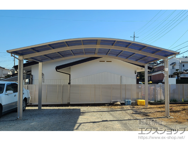 神奈川県南足柄市ののカーポート レイナツインポートグラン　積雪〜20cm対応 施工例