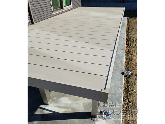 千葉県大網白里市ののウッドデッキ リウッドデッキ 200 施工例