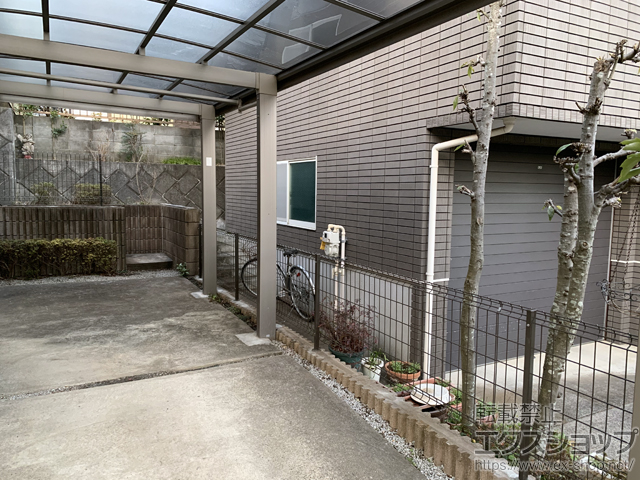 神奈川県横浜市ののフェンス・柵 ハイグリッドフェンスUF8型 フリーポールタイプ 施工例