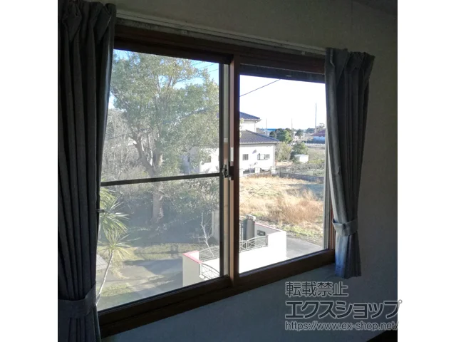 千葉県山武郡九十九里町のLIXIL リクシル（トステム）の内窓（二重窓・二重サッシ） インプラス 引違い窓 2枚建 施工例