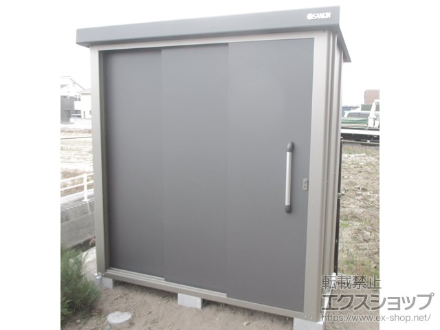岡山県岡山市のの物置・屋外倉庫 エスケーエイト SK8-50 一般型 1800×800×1940 SK8-50-GK 施工例