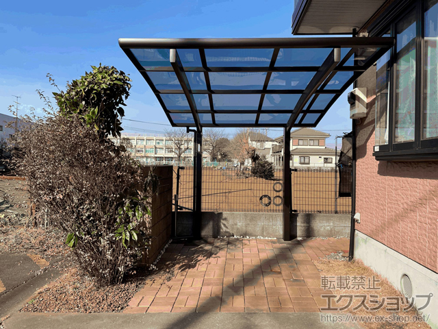 東京都武蔵村山市ののカーポート プレシオスポート 積雪〜20cm対応 施工例