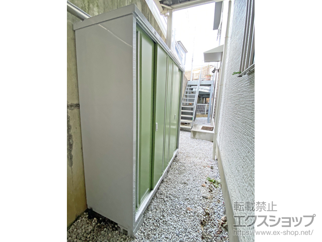 神奈川県秦野市のの物置・屋外倉庫 シンプリー 一般型 1940×615×1903（MJX-196E-P） MJX-196E-P-LG 施工例