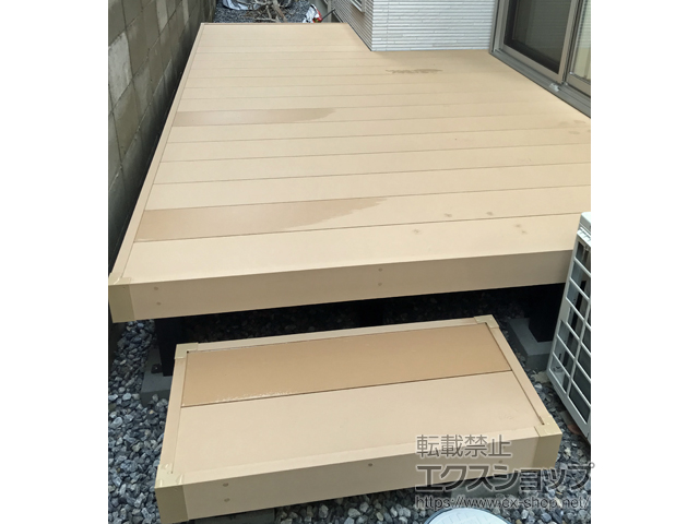 京都府宇治市ののウッドデッキ リウッドデッキ 200 施工例