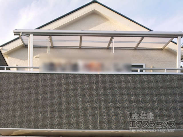 愛知県丹羽郡扶桑町ののバルコニー・ベランダ屋根 スピーネ R型 屋根タイプ 単体 積雪〜20cm対応 施工例