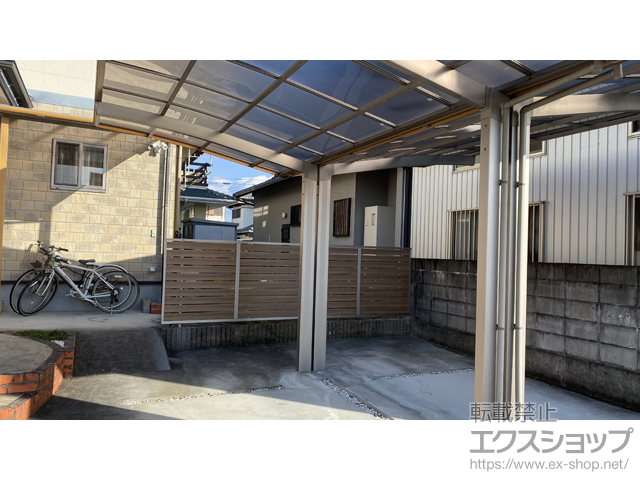 高知県土佐市ののフェンス・柵 モクハイフェンス フリーポールタイプ 施工例
