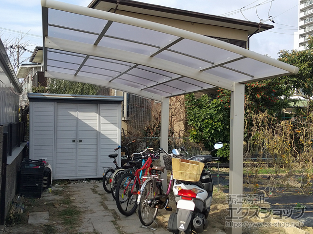 大阪府和泉市ののカーポート レイナポートグラン　積雪〜20cm対応 施工例