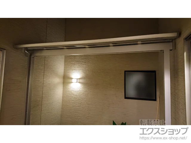 群馬県高崎市のYKKAPのテラス屋根 ソラリア F型 1500 テラスタイプ 単体 積雪〜50cm対応 施工例