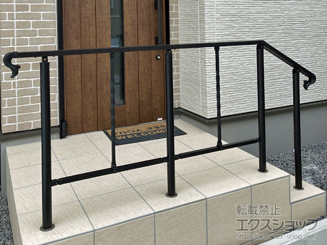 岩手県花巻市のの手すり アーキレール 歩行補助手すり 施工例