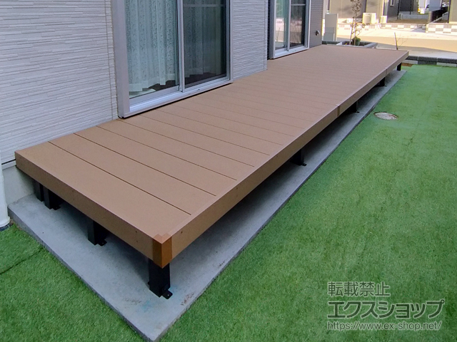 千葉県成田市ののウッドデッキ リウッドデッキ 200 施工例