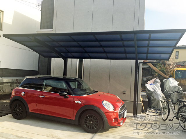 東京都練馬区ののカーポート プレシオスポート 積雪〜20cm対応 施工例