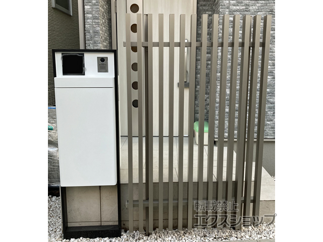 東京都杉並区ののフェンス・柵 プログコートフェンスF1型 フリーポールタイプ 施工例